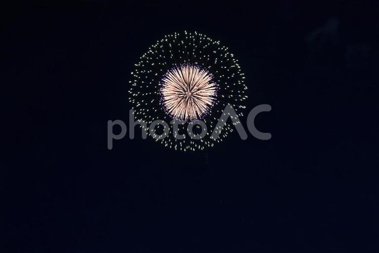 冬の花火（長岡）08 花火,冬,雪の写真素材