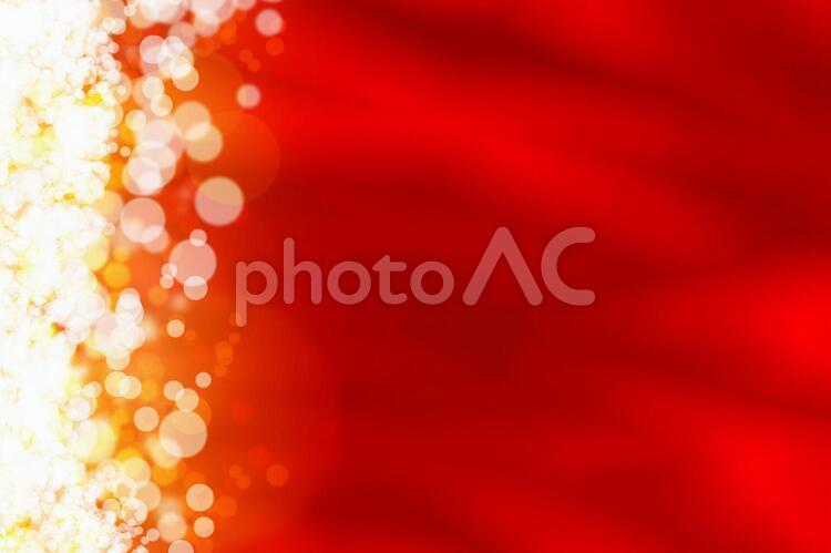 横がきらきら輝く赤色の背景 赤,背景,クリスマスの写真素材
