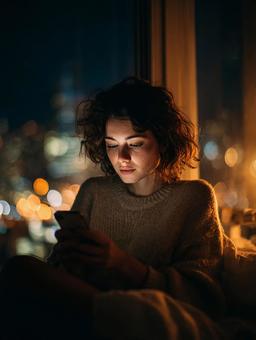 光と影の夜間ポートレート 光と影の夜間ポートレートの写真