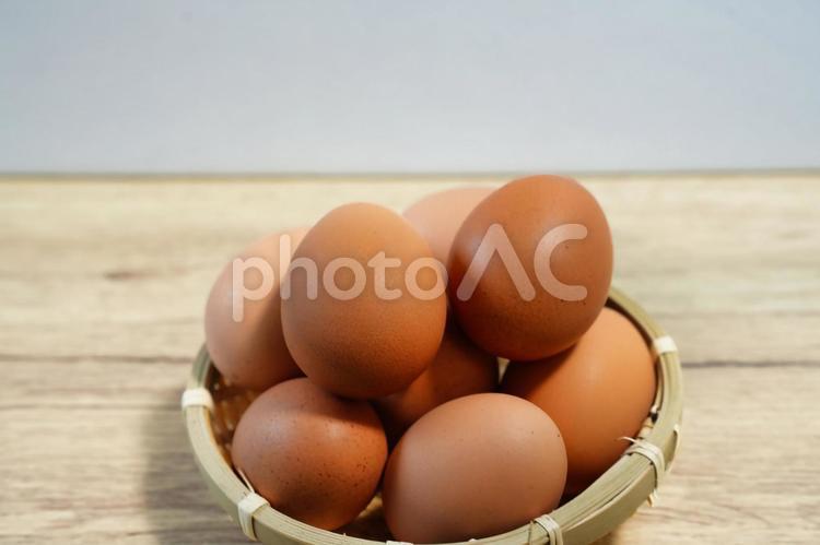 新鮮な赤玉たまごの贅沢な味わい たまご,卵,タマゴの写真素材