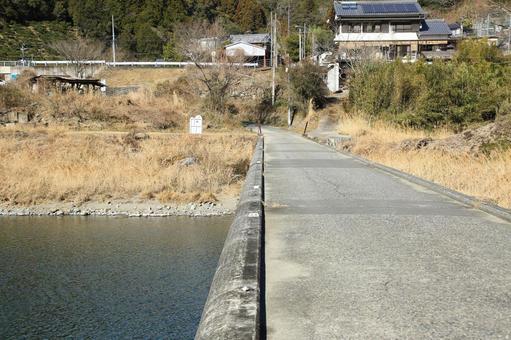 高知県越知町 片岡沈下橋 高知県越知町 片岡沈下橋の写真