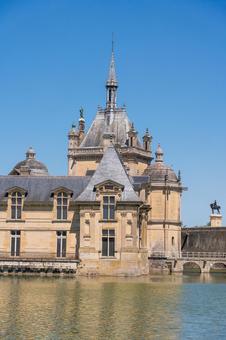 フランス北部 シャンティイ城 フランス北部 シャンティイ城 フランス,ヨーロッパ,海外の写真素材