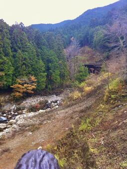 天川村の風景 天川村,奈良県,山の写真素材
