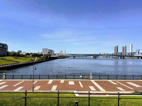 豊洲公園から見た東京の街 2025年春 豊洲公園から見た東京の街 2025年春 東京,港区,豊洲の写真素材