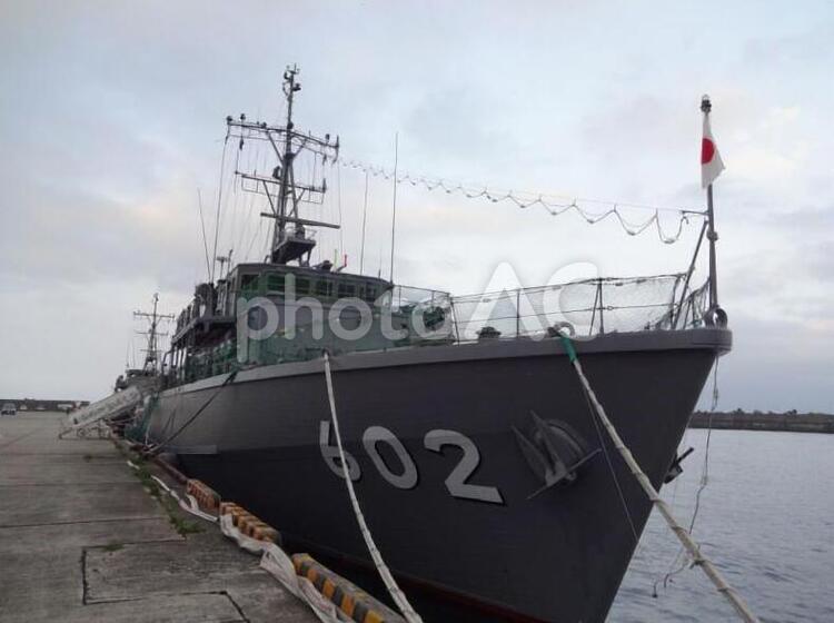 掃海艇　やくしま 掃海艇,やくしま,ひらしま型の写真素材