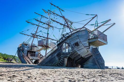 静岡県　広野海岸公園の風景 静岡,静岡県,静岡市の写真素材