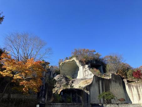 大谷資料館 大谷,大谷石,石の写真素材