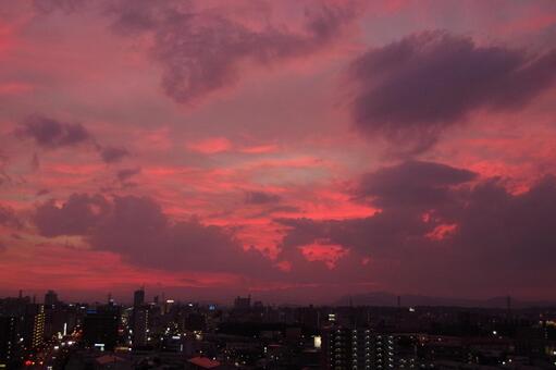 夕焼け 夕焼けの写真