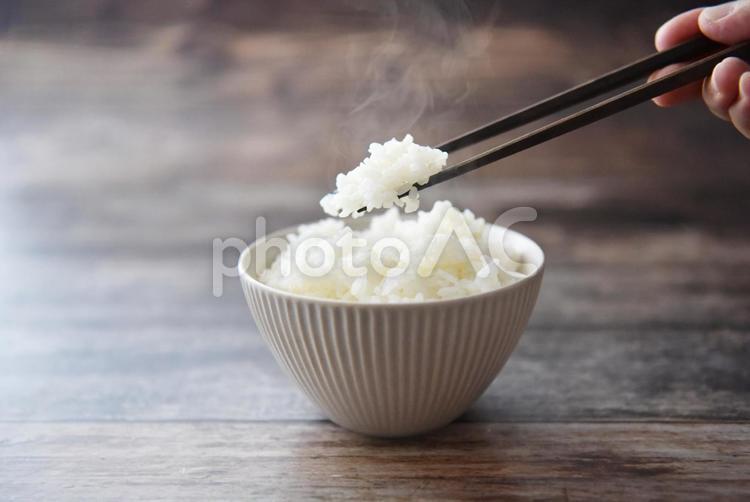 ごはん　イメージ ごはん,ご飯,白米の写真素材