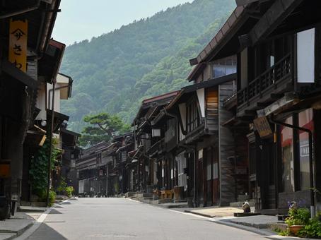 奈良井宿 奈良井宿,宿場町,宿場の写真素材