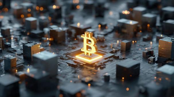 暗号通貨とブロックチェーン技術の写真