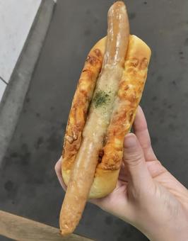 パンから飛び出してウインナードック パンから飛び出してウインナードックの写真