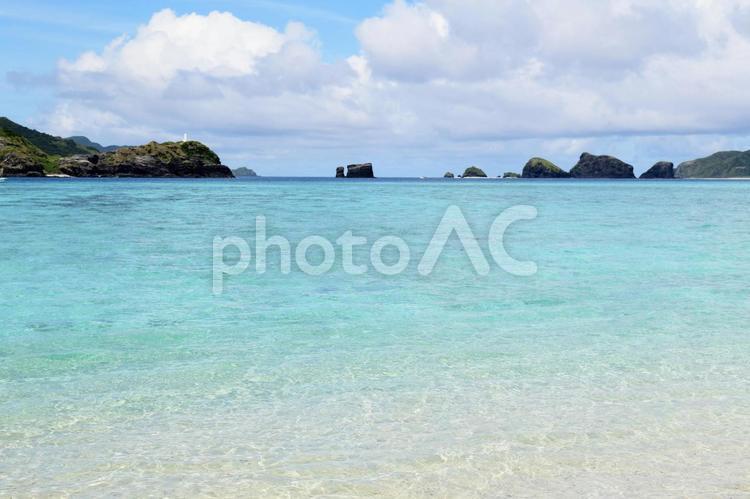 沖縄　美しい海の風景 海,日本,沖縄の写真素材