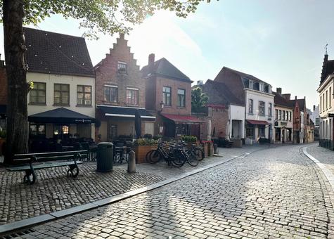 ブルージュの街並み ブルージュの街並み ブルージュの街並み,ベルギー,ブリュツセルの写真素材