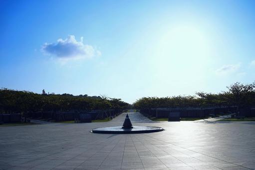 Photo, the foundation of peace, comfort monument, okinawa, 