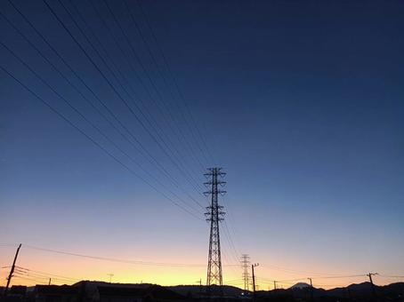 夜明け 夜明け,風景,朝の写真素材