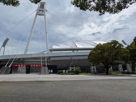 熊本運動公園 熊本,運動公園,陸上競技場の写真素材