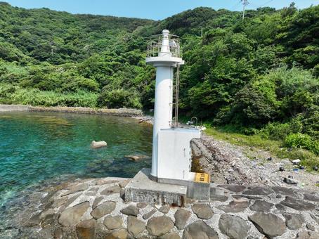 愛媛県愛南町 船越運河北口防波堤灯台 愛媛県愛南町 船越運河北口防波堤灯台の写真