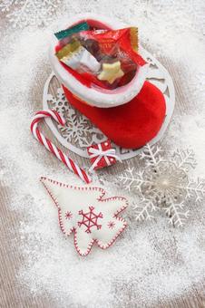 クリスマスブーツ クリスマスブーツ,クリスマス,ブーツの写真素材