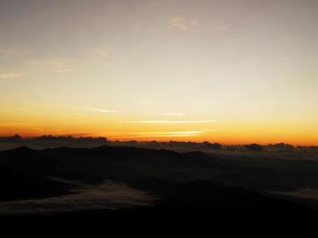 御来光待ち3(富士山) 御来光待ち3(富士山)の写真