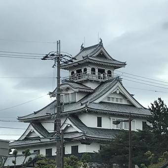 長浜城 お城,長浜城,景色の写真素材