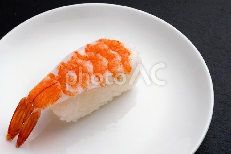 エビのお寿司 寿司,エビ,握りの写真素材