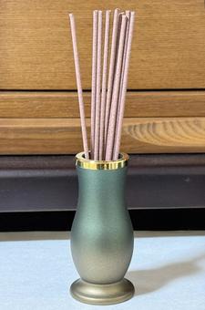 線香　線香立て 線香,仏壇,仏具の写真素材