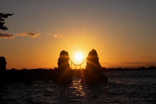 Photo, couple rock, cape tei, married couple, 