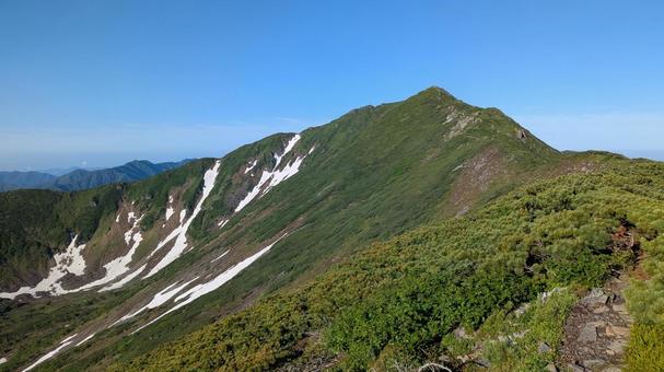 幌尻岳 幌尻岳 北海道,森林,リフレッシュの写真素材