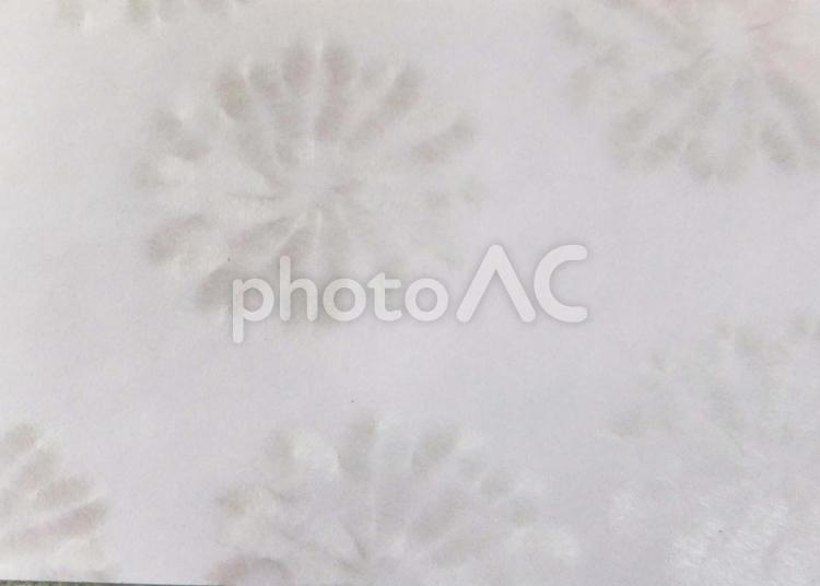 和紙　花模様　白 和紙,素材,模様の写真素材