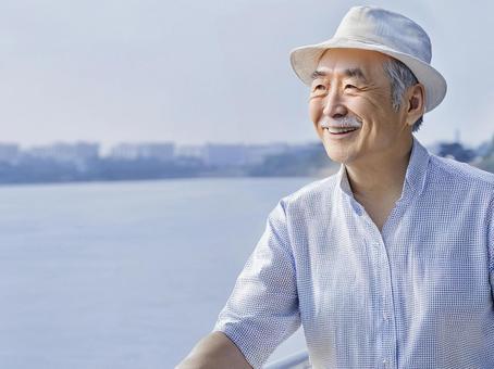 高齢者一人旅_AS000002 高齢者一人旅_AS000002の写真