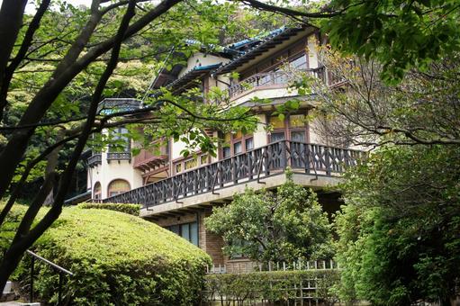 鎌倉文学館 鎌倉文学館 鎌倉文学館,洋館,建築の写真素材
