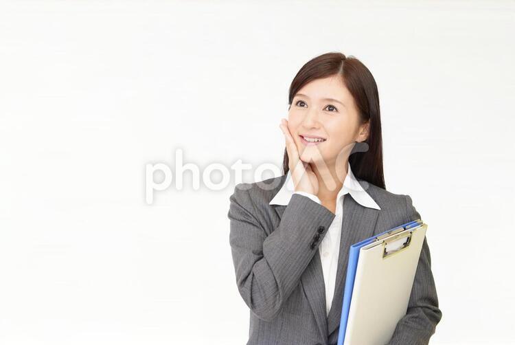 笑顔のビジネスウーマン 女性,ビジネスウーマン,女の写真素材