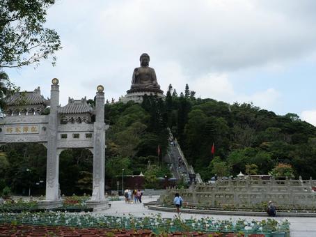 香港 宝蓮禅寺 天壇大仏 香港 宝蓮禅寺 天壇大仏の写真