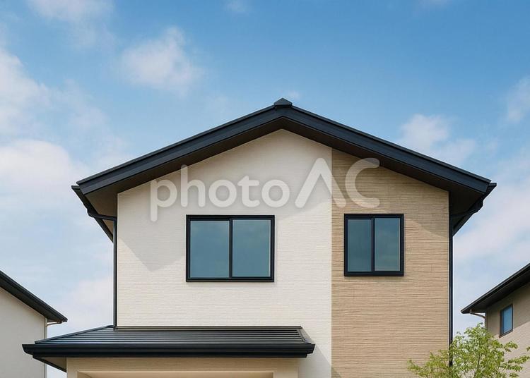 憧れのマイホーム　戸建て住宅 7 戸建て,マイホーム,新築の写真素材