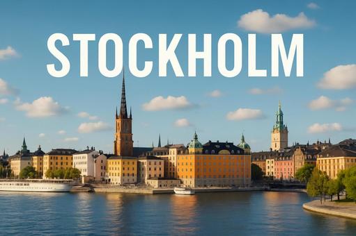 ストックホルムの街並み の写真