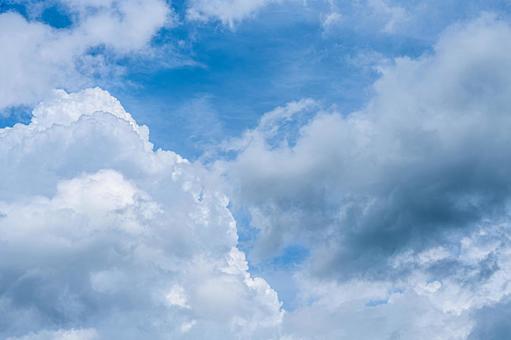 夏の入道雲と青空 夏の入道雲と青空 青空,真夏,夏空の写真素材