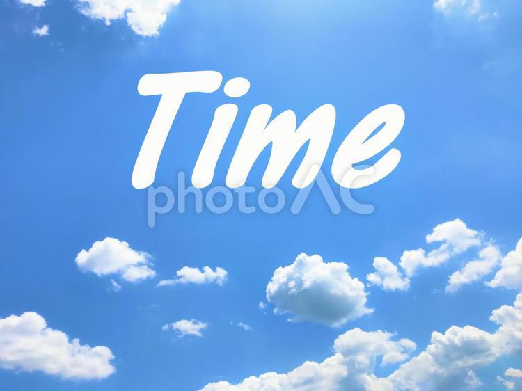 タイムな空、イメージ タイム,time,時間の写真素材