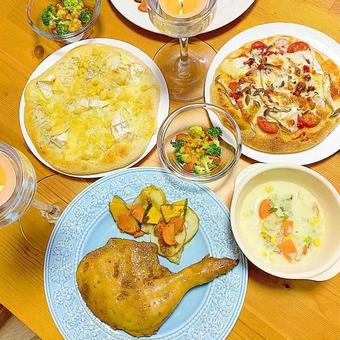 クリスマスディナー お祝い,ごちそう,記念日の写真素材