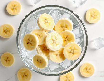 カットバナナ氷水ボウル カットバナナ氷水ボウルの写真