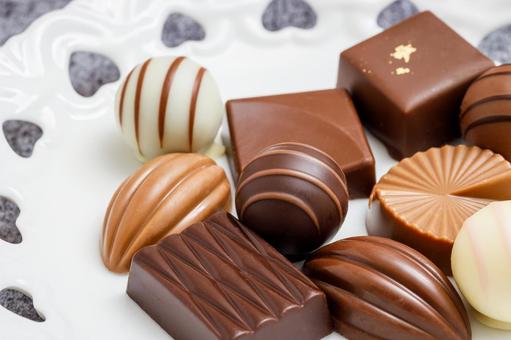 チョコレートのクローズアップの写真