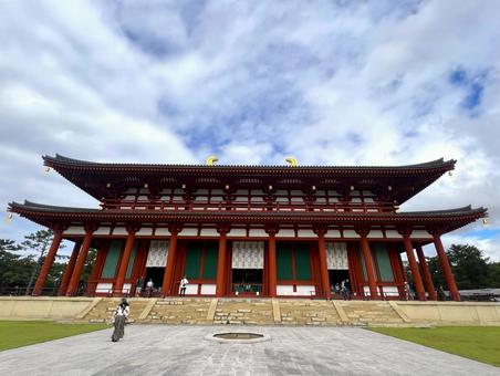 興福寺中金堂 興福寺中金堂 興福寺,中金堂,奈良の写真素材