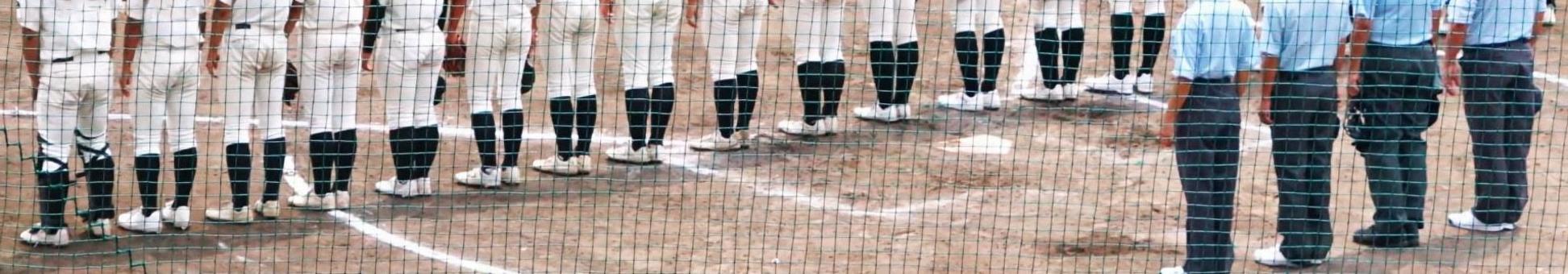 校歌斉唱 高校野球,校歌斉唱,選手の写真素材