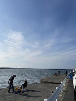 秋の気持ちいい海 海,風景,旅の写真素材