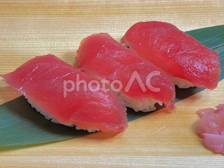 マグロ握り寿司 マグロ,鮪,寿司の写真素材