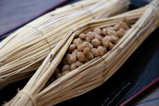 わら納豆 わら納豆,納豆,発酵食品の写真素材