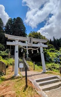 早池峰神社の鳥居 早池峰神社の鳥居の写真
