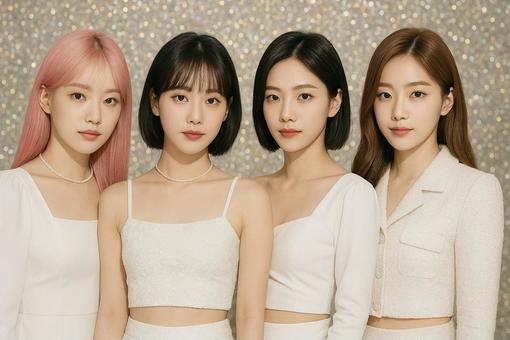 KPOP アイドル　女性の写真