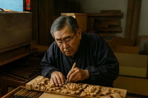 木工職人 木工職人の写真