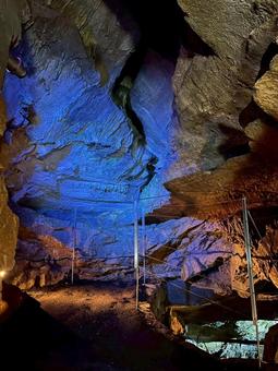 面不動鍾乳洞 面不動鍾乳洞 面不動鍾乳洞,鍾乳洞,天川村の写真素材